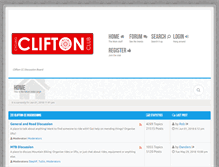 Tablet Screenshot of discussion.cliftoncc.org