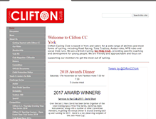 Tablet Screenshot of cliftoncc.org