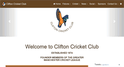 Desktop Screenshot of cliftoncc.org.uk
